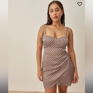 Reformation Fonda Silk Dress New With Tags